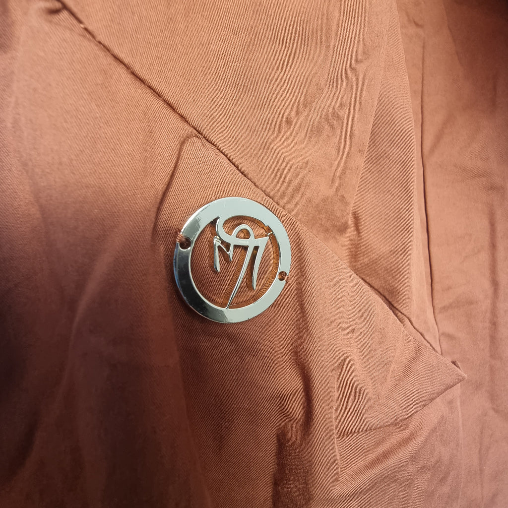 abito-camicia-chemisier-gai-mattiolo-ruggine-stile-impero-piega-retro-bottone