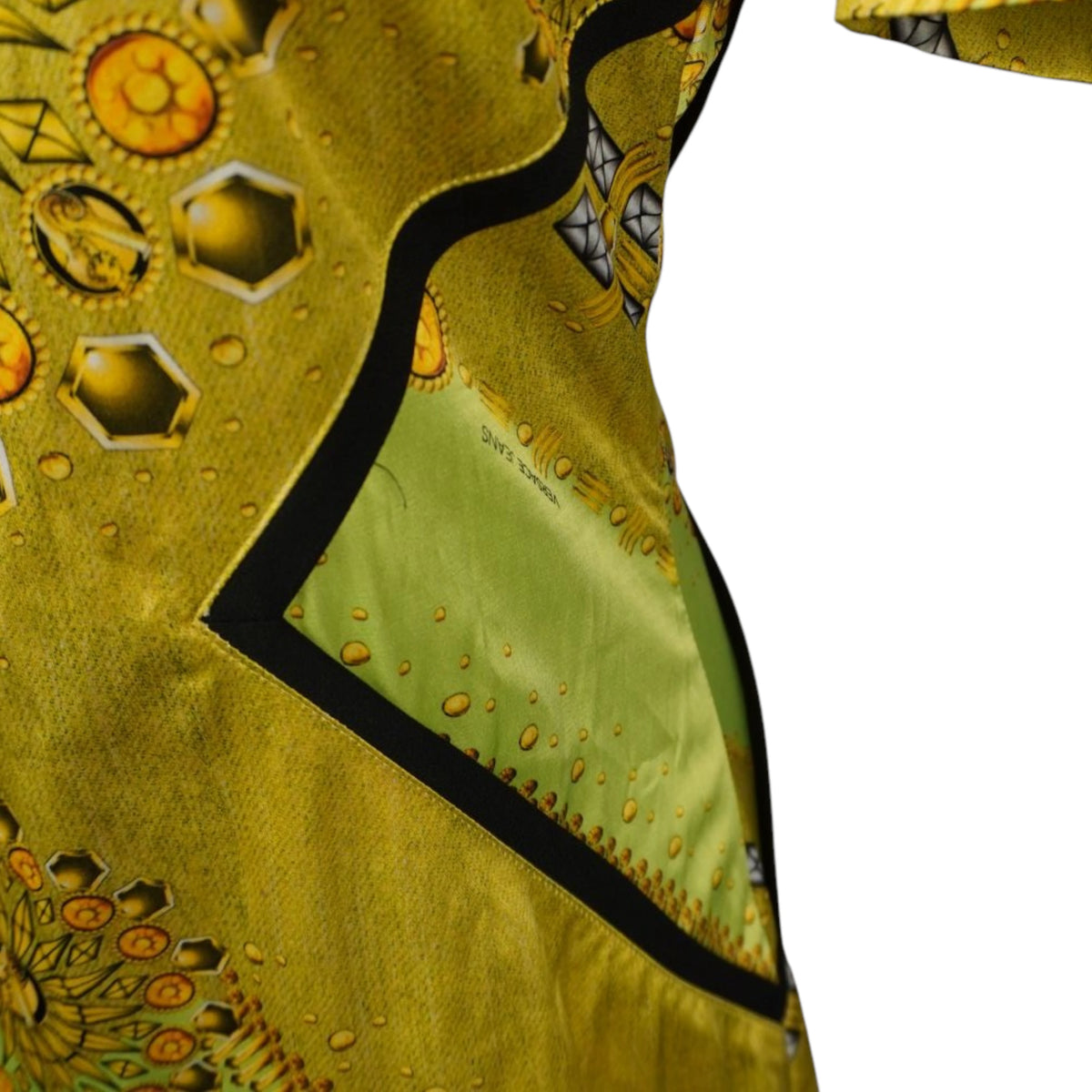 abito-tubino-stampa-barocca-giallo-versace-jeans