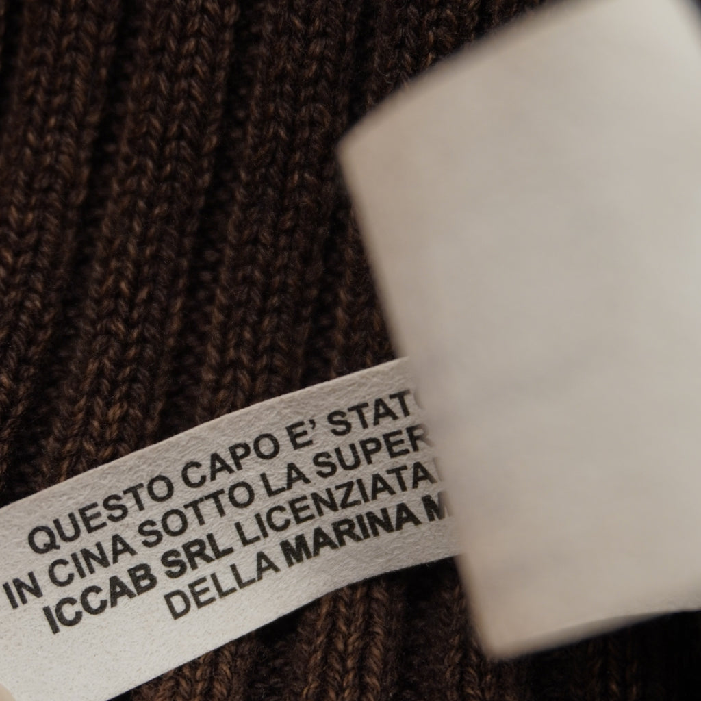 aviazione-navale-cardigan-felpa-zip-marrone-xl