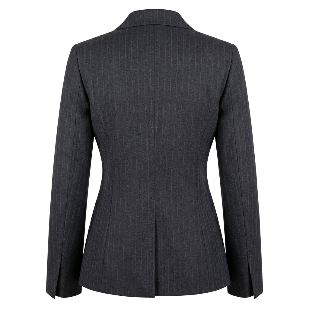 blazer-sartoriale-gessato-nero-john-richmond-pura-lana-fodera-jacquard-sfiancato