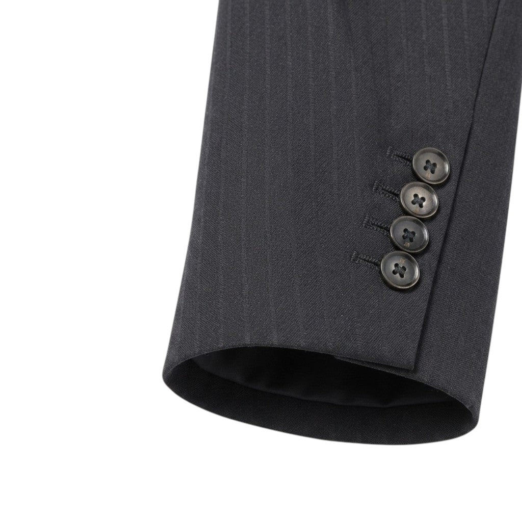 blazer-sartoriale-gessato-nero-john-richmond-pura-lana-fodera-jacquard-sfiancato