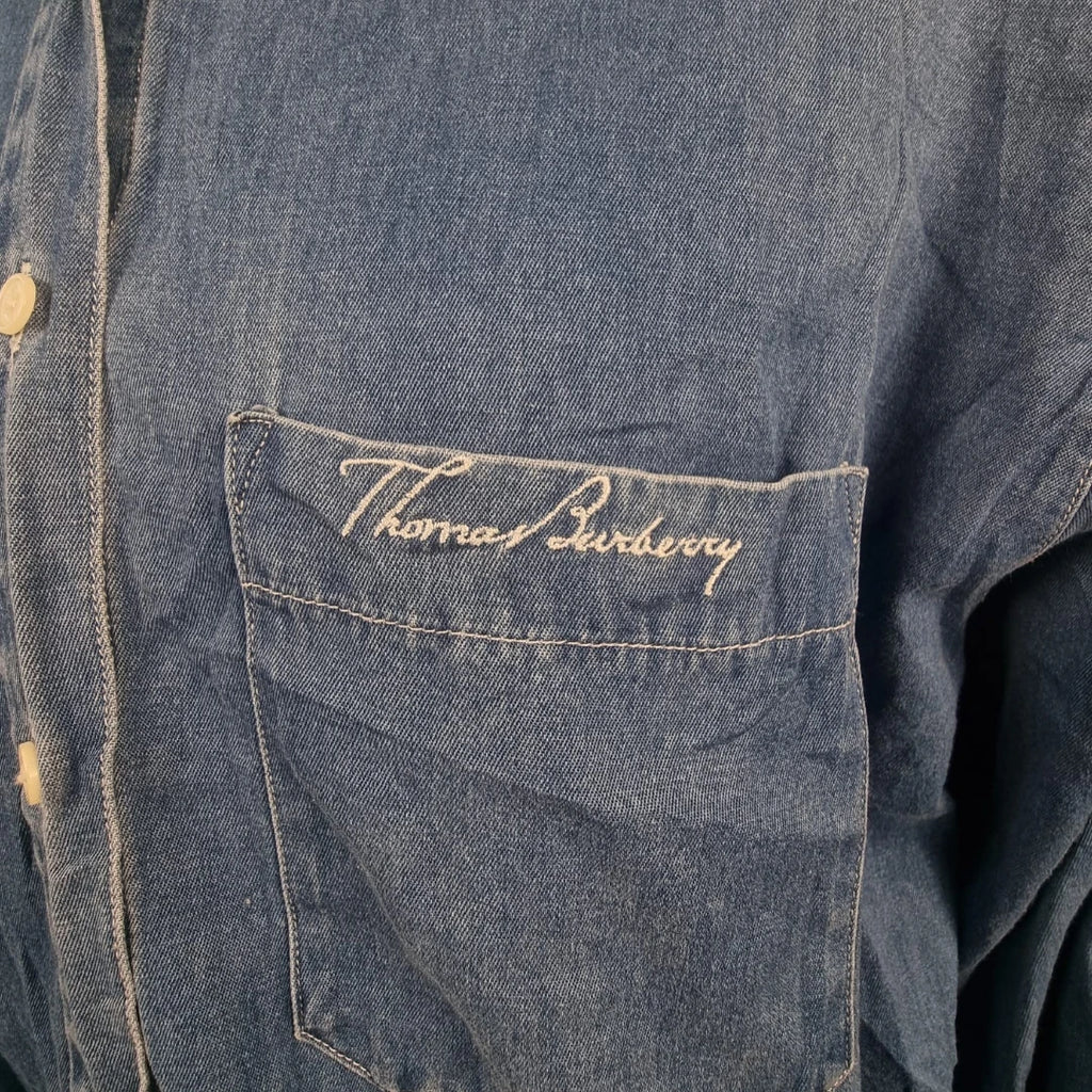 camicia-denim-vintage-thomas-burberry