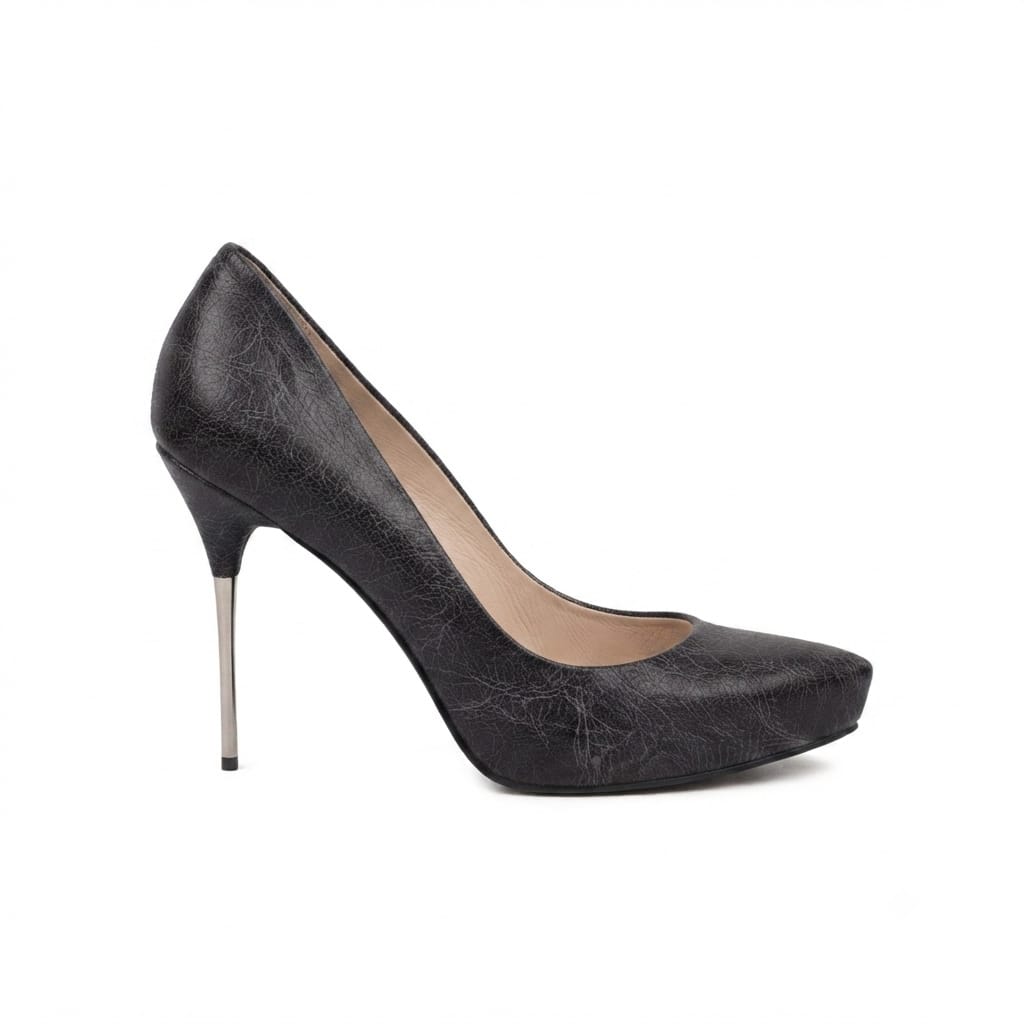 decollete-giuseppe-zanotti-pelle-anticata-grigio-scuro-tacco-spillo-metallo
