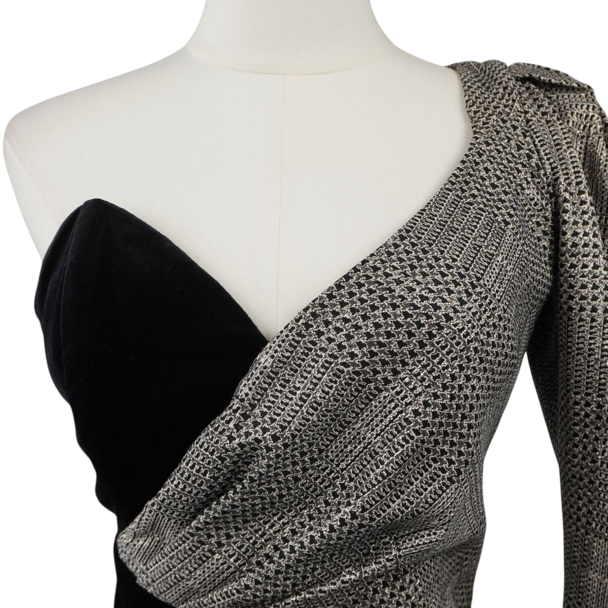 elisabetta-franchi-abito-monospalla-lurex-velluto-42