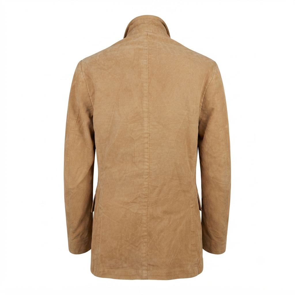 Retro del blazer vintage Polo Ralph Lauren in cotone cammello con spacco centrale posteriore