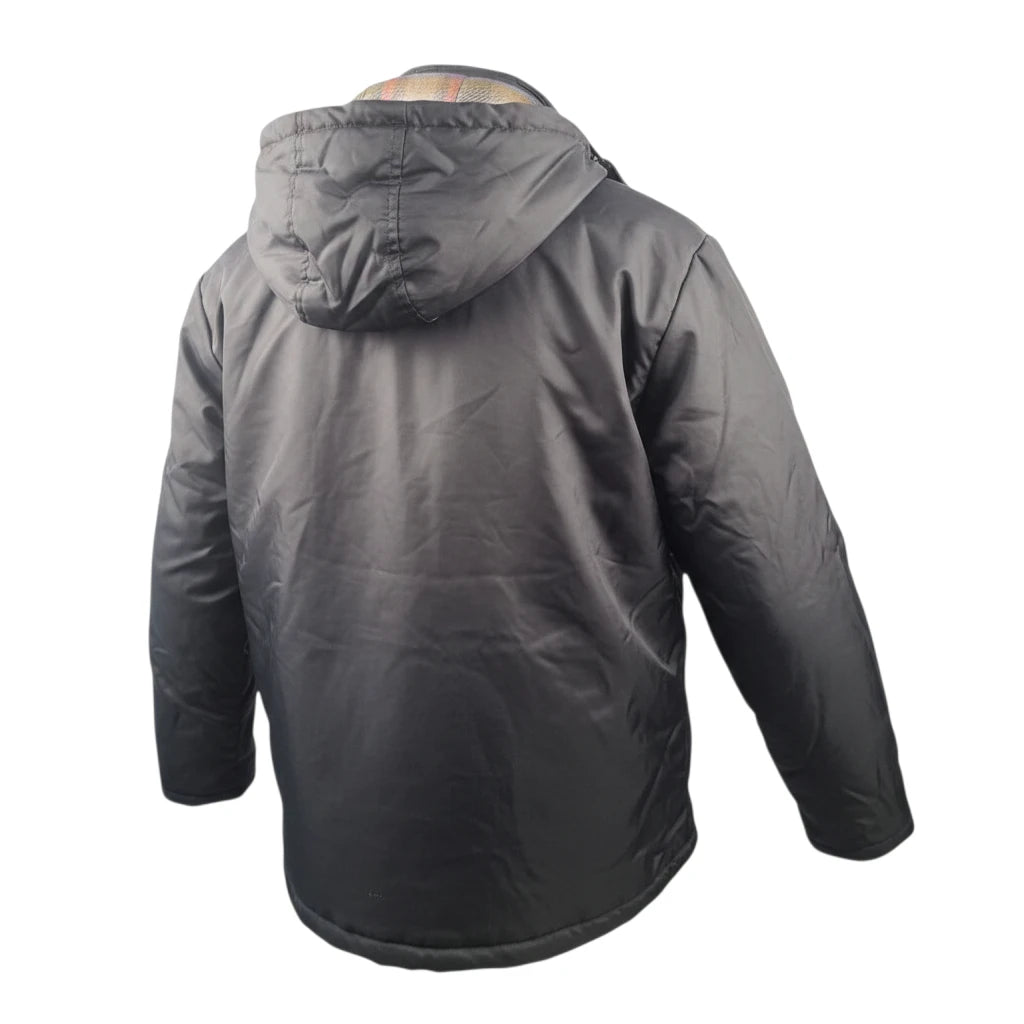 giubbotto-bomber-vintage-uomo-bm-nero-inserto-tartan-quadri-cappuccio