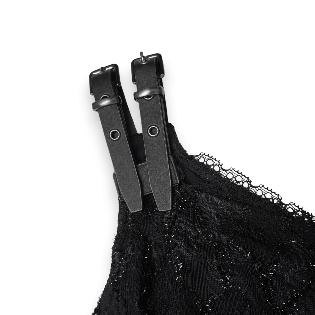 guess-tuta-intera-elegante-monospalla-nera-pizzo-pantalone-sigaretta