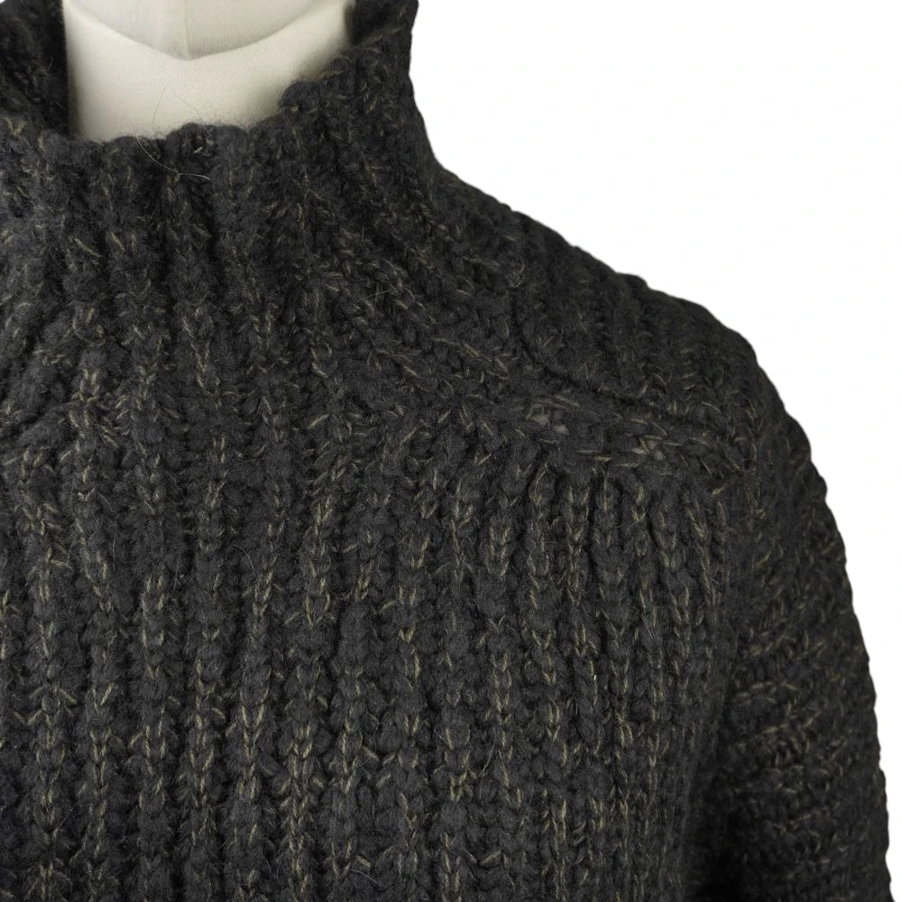 maglione-dolcevita-grigio-antracite-just-cavalli-lana-alpaca-coste-intreccio-stringhe-schiena