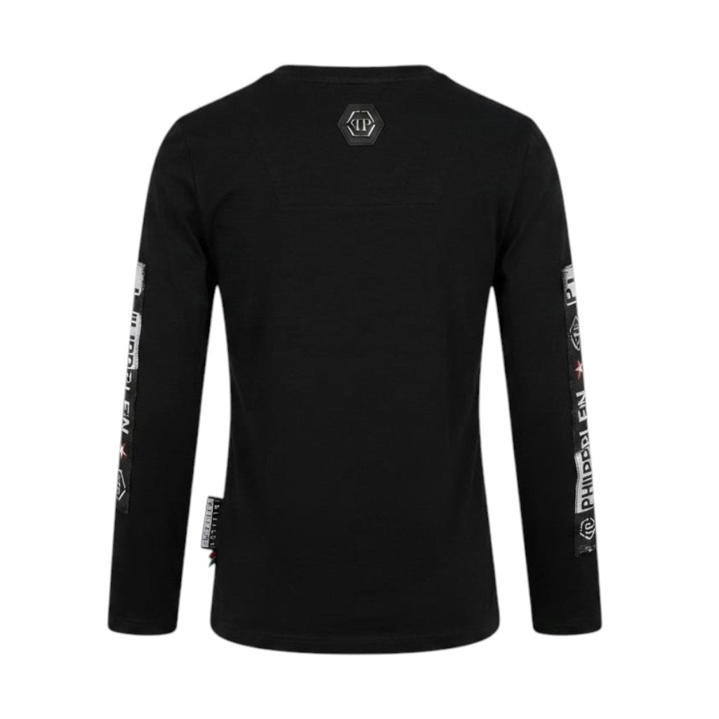 philipp-plein-couture-maglia-maniche-lunghe-strass-s