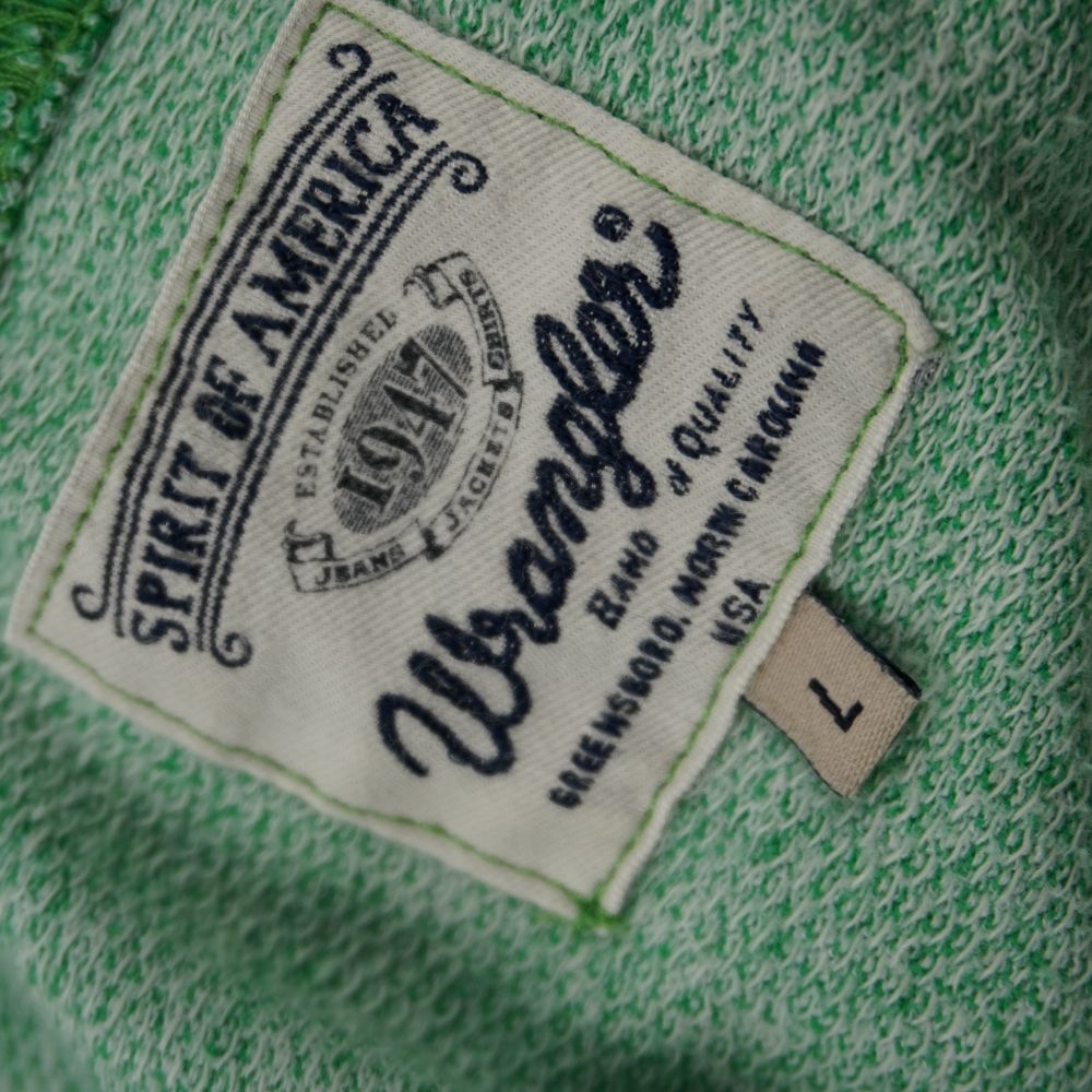 wrangler-felpa-girocollo-verde-cowboys-l